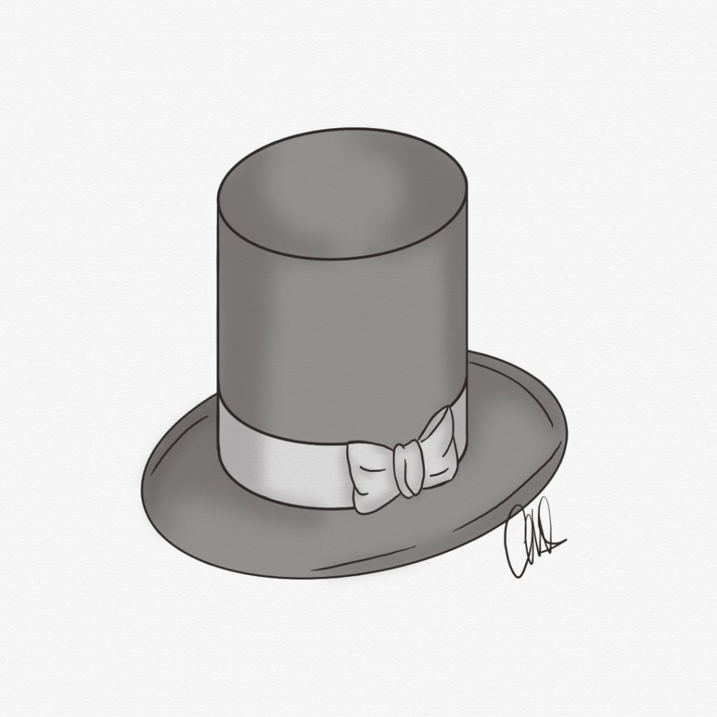 A very fancy top hat, that is almost Abraham Lincoln’s height.